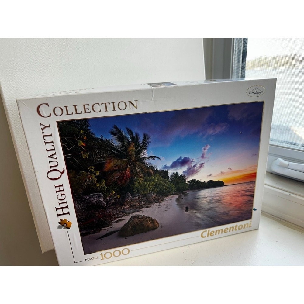 Clementoni 1000-piece jigsaw puzzle High Quality Collection, "Tropical Idyll".